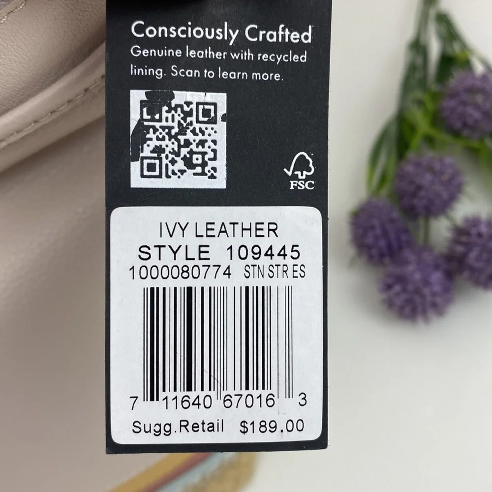 The Sak genuine leather drawstring crossbody handbag with magnetic closure NWT! - Picture 5 of 16